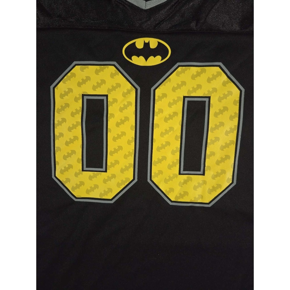Batman DC Comics Football Jersey Black And Yellow Size L - Picture 10 of 11